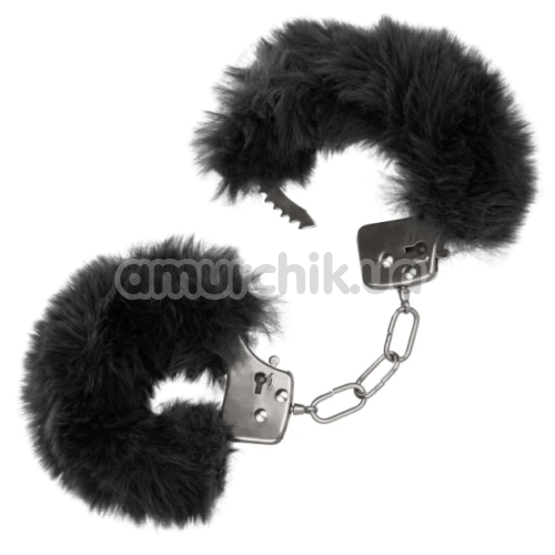 Наручники Ultra Fluffy Furry Cuffs, чорні - Фото №1
