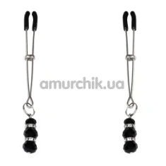 Затискачі для сосків Feral Feelings Nipple Clamps Thin, чорні - Фото №1