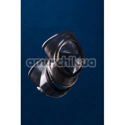 Эрекционное кольцо гладкое XLover Cock Ring, черное