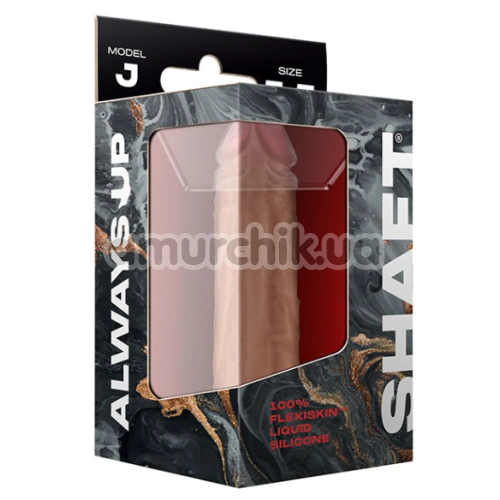 Фаллоимитатор Shaft Always Up Model J Size 5.5, телесный