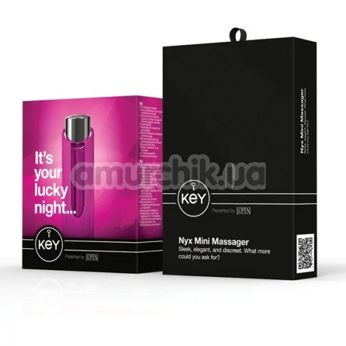 Вібратор KEY Nyx Mini Massager, рожевий