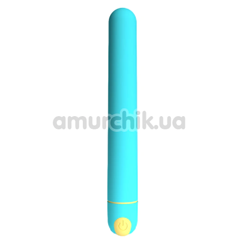 Вібратор Party Color Toys Vary, бірюзовий - Фото №1