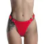 Трусики Feral Feelings String Bikini Leather, красные - Фото №2