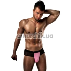Чоловічі труси-джоки Passion 007 Thong, чорно-рожеві - Фото №1