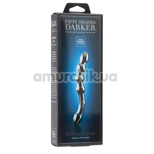 Фаллоимитатор Fifty Shades Darker Deliciously Deep, серебряный