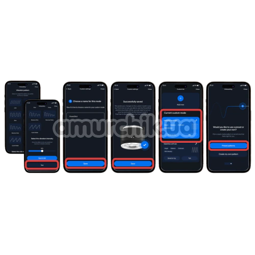 Інтерактивний мастурбатор з вібрацією Kiiroo Powershot, прозорий