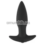 Анальная пробка с вибрацией Black Velvets Remote Controlled Butt Plug, черная - Фото №1