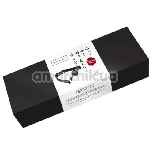 Кляп Liebe Seele Boudoir Amor Ball Gag, чорний