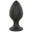 Анальна пробка Boss Series Silicone Anal Plug M, чорна - Фото №1