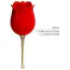 Кліторальний вібратор Pretty Love Rose Lover, червоний - Фото №7