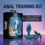 Набір анальних пробок з вібрацією Anal Adventures Matrix Cosmos Plug Kit, синій - Фото №12