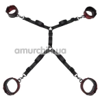 Фіксатори для рук і ніг Fifty Shades of Grey Sweet Anticipation Reversible Under Mattress Restraint Set, червоні - Фото №1