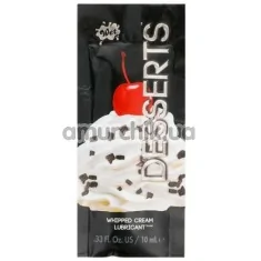Оральний лубрикант Wet Desserts Whipped Cream, 10 мл - Фото №1