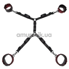 Фиксаторы для рук и ног Fifty Shades of Grey Sweet Anticipation Reversible Under Mattress Restraint Set, красные - Фото №1