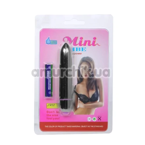 Кліторальний вібратор Mini Vibe Ultra Power, срібний