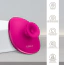 Щетка для тела Geske Body Brush 4 in 1 Suction Mount Metal, розовая - Фото №12