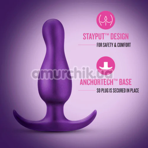 Анальная пробка Anal Adventures Matrix Quantum Plug, фиолетовая