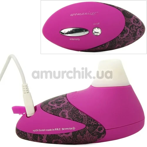 Симулятор орального сексу для жінок Womanizer W500 Pro, рожевий