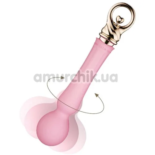 Універсальний вібромасажер з підігрівом Zalo Confidence Pre-Heating Wand Massager, рожевий
