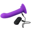 Вібратор для точки G Virgite Fantasy Dildos Vibrating Silicone Dildo Cute, фіолетовий - Фото №3