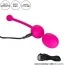 Вагинальные шарики с вибрацией Rechargeable Dual Kegel, розовые - Фото №5