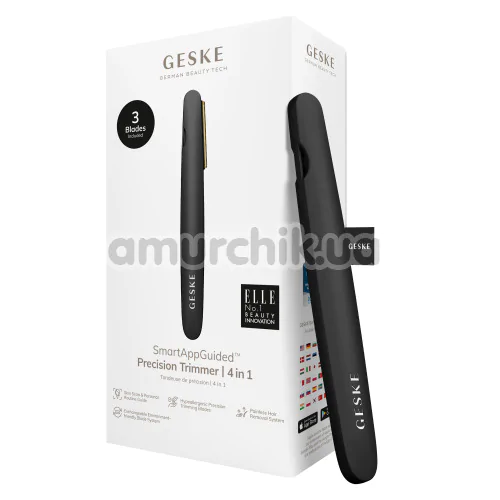 Триммер Geske Precision Trimmer 4 in 1, серый