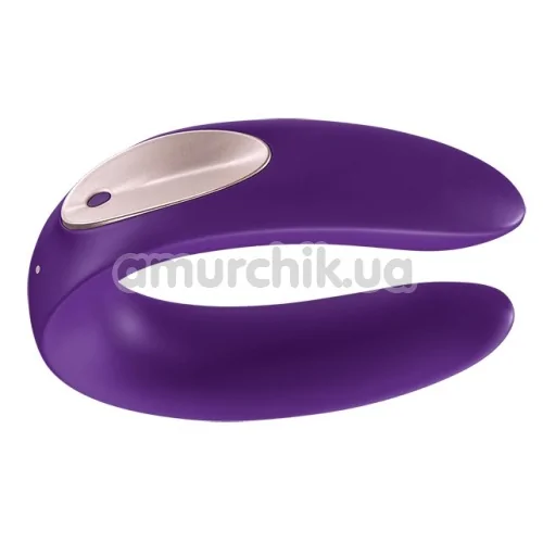 Вібратор Satisfyer Double Plus, фіолетовий