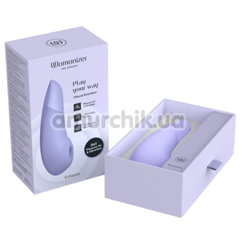 Симулятор орального секса для женщин Womanizer Enhance, фиолетовый