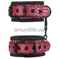 Фиксаторы для рук Blaze Luxury Fetish Hand Cuffs, розовые - Фото №1