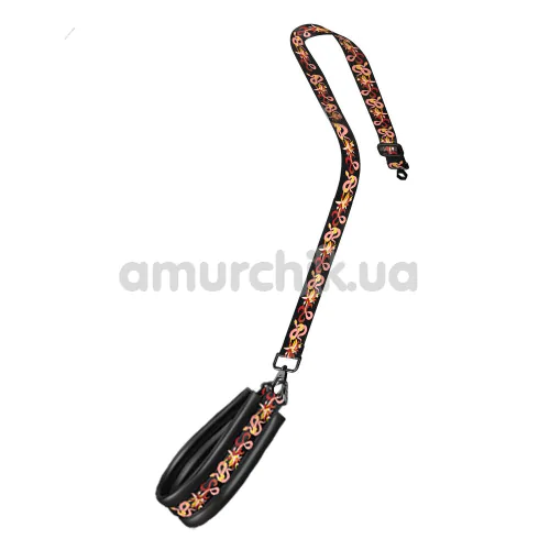 Бондажний набір Lockink The Flowering Serpent Leather Bondage Restraint Set 12PC, чорний