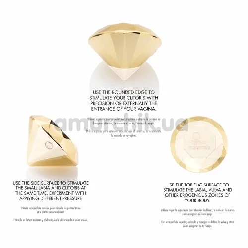 Клиторальный вибратор Bijoux Indiscrets Twenty One, золотой