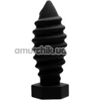Анальная пробка Tom of Finland Screw U Anal Plug, черная - Фото №1