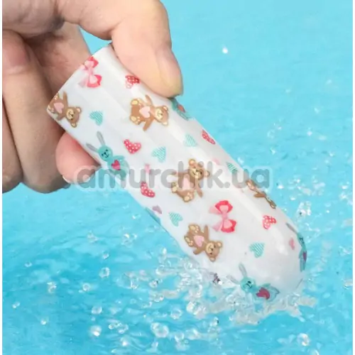 Кліторальний вібратор Bear Massager, білий