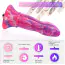 Фаллоимитатор-насадка Hismith Anal Toy For HiHismith Ophicone Silicone Dildo, розовый - Фото №6