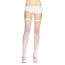 Панчохи Elastic Top Fishnet Thigh Highs, білі