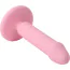 Анальная пробка Silicone Dildo Anal Plug Small, розовая - Фото №3