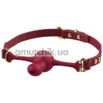 Кляп з фалоімітатором Upko Desire for Mouth Bondage Collection Dildo-shaped Mouth Gag, червоний - Фото №1