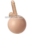 Сидіння любові E-Z Rider Ball with Realistic Cock, тілесне - Фото №1