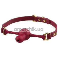 Кляп с фаллоимитатором Upko Desire for Mouth Bondage Collection Dildo-shaped Mouth Gag, красный - Фото №1
