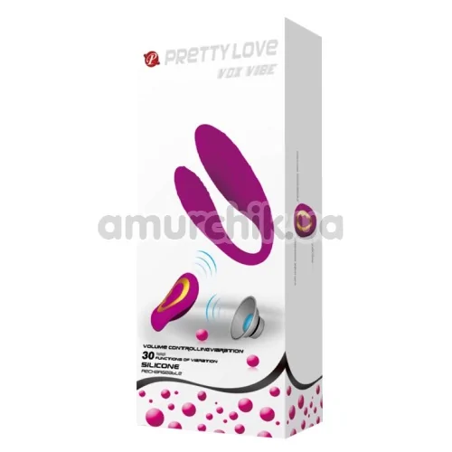 Вибратор Pretty Love Vox Vibe, фиолетовый