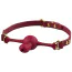 Кляп с фаллоимитатором Upko Desire for Mouth Bondage Collection Dildo-shaped Mouth Gag, красный - Фото №1