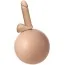 Сидіння любові E-Z Rider Ball with Realistic Cock, тілесне - Фото №1