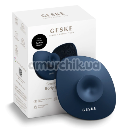 Щітка для тіла Geske Body Brush 4 in 1 Suction Mount, синя