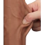 Фалоімітатор Sliding-Skin Dual Layer Dong King Sized 13.5, світло-коричневий - Фото №13