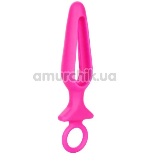 Анальная пробка Booty Call Silicone Groove Probe, розовая
