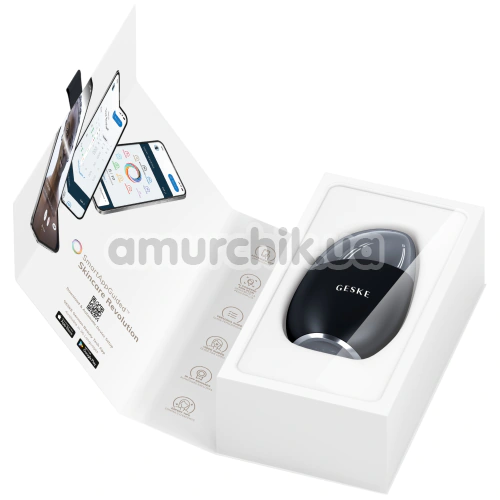 Массажер для глаз и лица Geske Cool & Warm Eye and Face Massager 7 in 1, черный