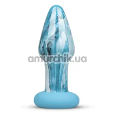 Анальна пробка Gildo Ocean Curl, блакитна - Фото №1
