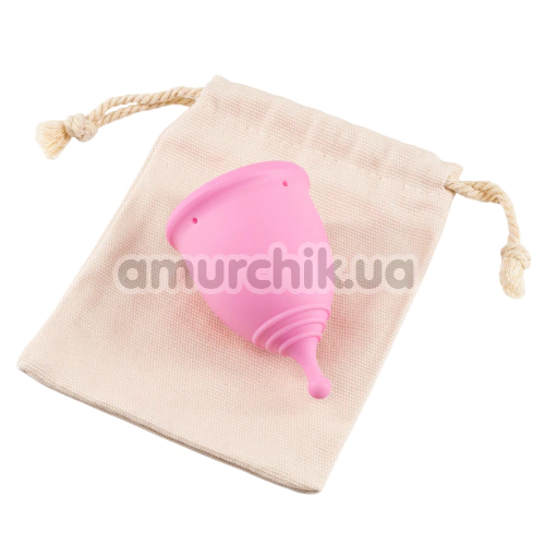 Набір з 2 менструальних чаш Crushious Minerva + антибактеріальний спрей для очистки секс-іграшок Crushious Erotic Toys Spray Cleaner, рожевий