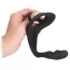Стимулятор простати з ерекційним кільцем Black Velvets Ring & Plug, чорний - Фото №6