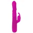 Вибратор с ротацией XouXou Rotating Pearl Rabbit Vibrator, розовый - Фото №2